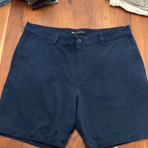 Travis Matthew Stretch Knit Shorts 8 inch Size 36 - Navy